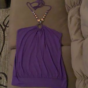 Purple tube top
